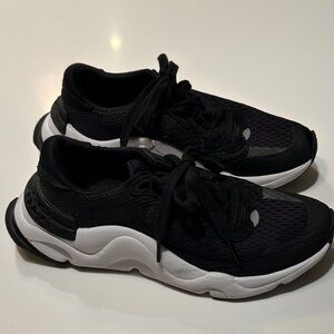 Sorel Black and White Athletic Sneakers